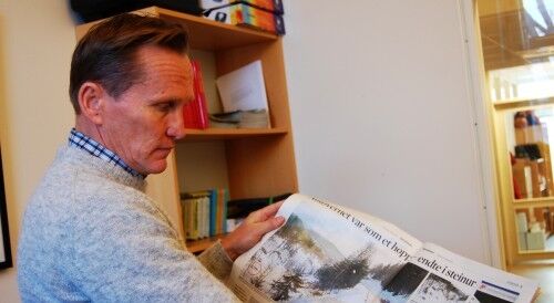 Ole Rath er bekymret over smale veier når han leser om ulykker. FOTO: Kristian Hole