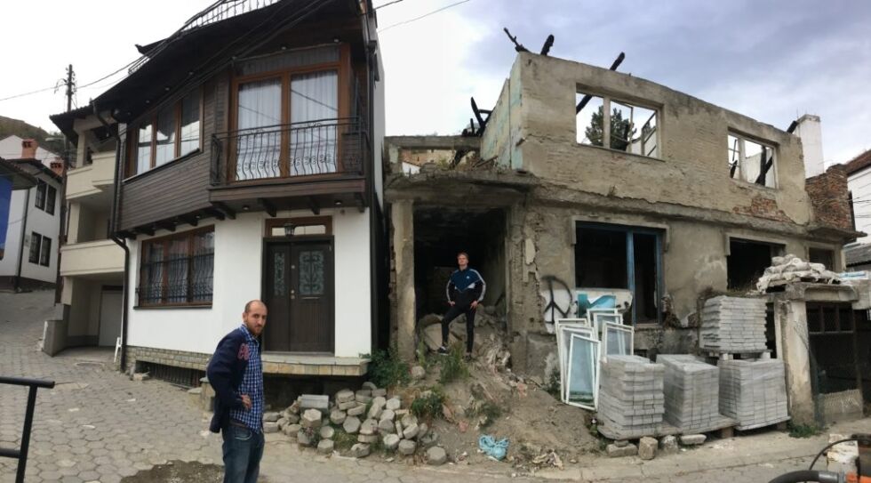 Stor kontrast mellom gammelt og nytt i Prizren.