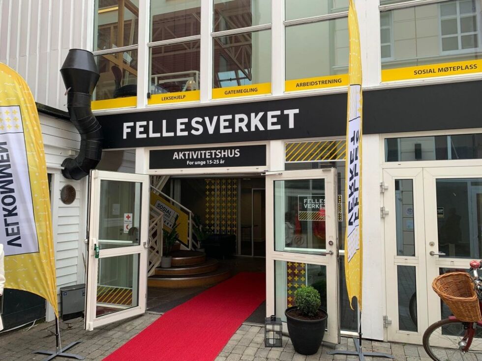 Fellesverket åpnet i Vestre Strandgate 22 torsdag den 19. mai. Foto: Oscar Fjeldbraaten