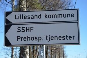 Lillesand: De Prehospitale tjenestene med AMK-sentralen har lokaler i Lillesand. Foto: Henrik Samuel Hansen