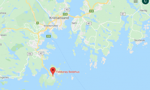 Politiet opererte fra Flekkerøya Bedehus.
