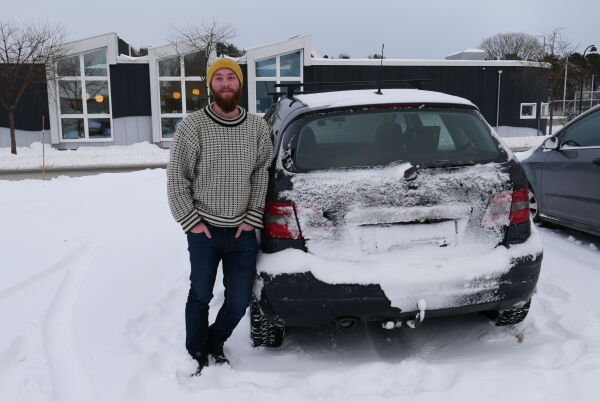 - Jeg kjørte rett i grøfta i femti-sonen