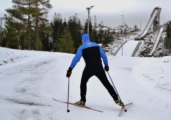 Endelig har snøen ankommet Kristiansand