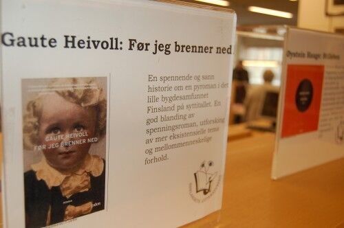 Gaute Heivoll ble nominert for den omtalte boken &quot;Før jeg brenner ned&quot;. Foto: Linn Johansen