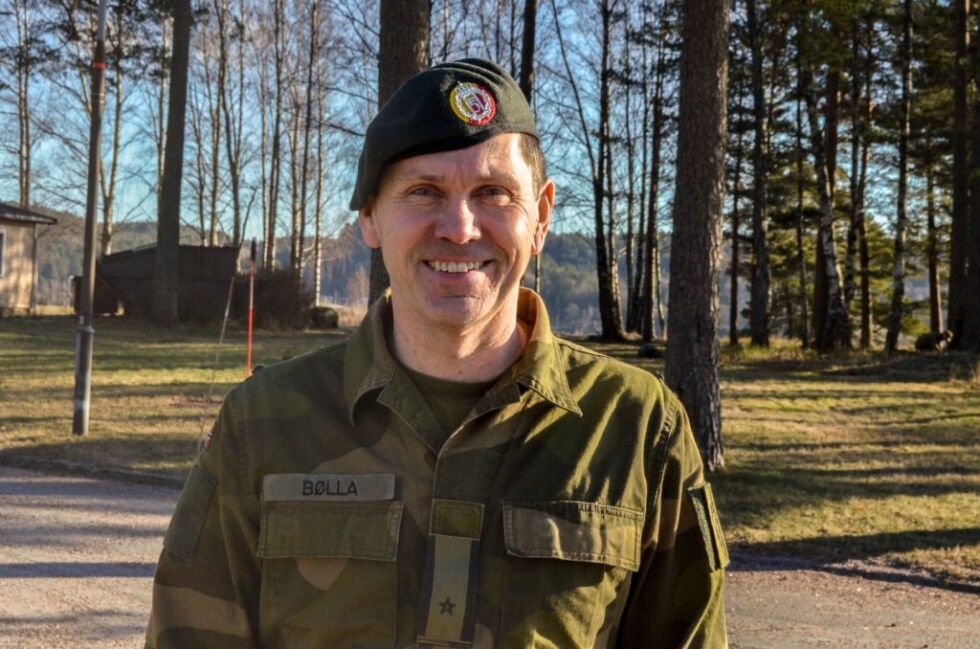 SESJONSSJEF: Major Trond Arild Bølla vet nøyaktig hva Forsvaret er ute etter i dagens ungdom. FOTO: Sondre Lindhagen Nilssen