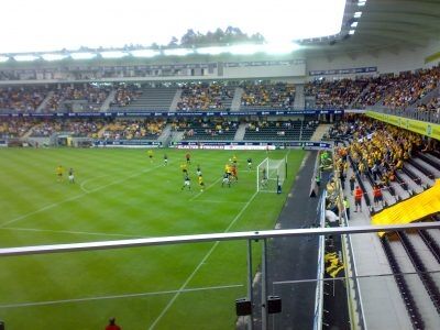 Sparebanken Sør Arena, Starts hjemmebane.