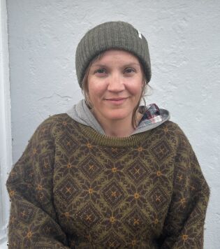 Mira Svartnes Thorsen, deltager på filosofipub
 Foto: Jonas Gjervik Kvalsvik