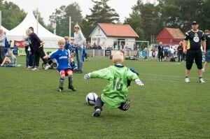 Cupen er for barn fra 7 år og oppover. Foto: Henrik Hanselmann