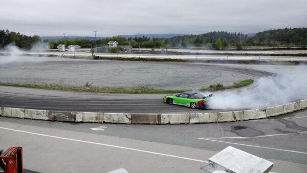 Forberedte seg til norgescup i drifting