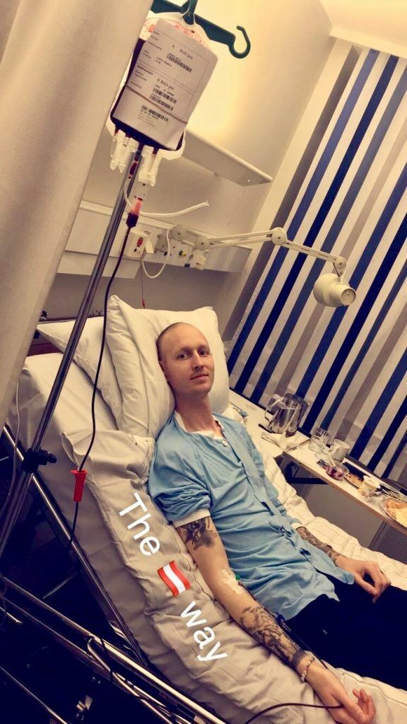 TRENGTE BLOD: Haakon Andre (28) mottok mye etter kreftbehandlingen. FOTO: privat