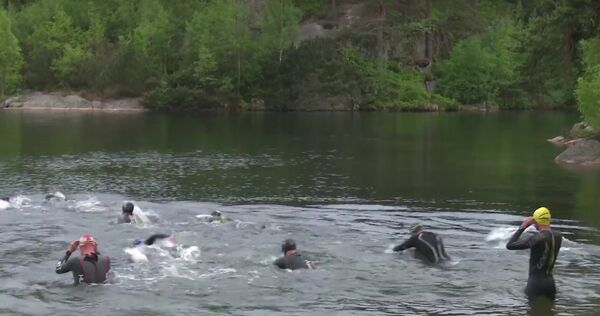 Forbereder seg til triatlon