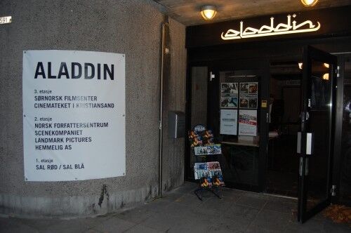 Det er på Aladdin Kino filmene skal vises og debattene skal foregå. FOTO: Anine Heitun