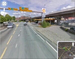 Google street view i Kristiansand