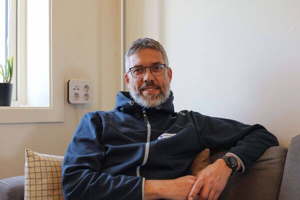 Leiar av nattheimen i Kristiansand: Stig Rune Skaran.
 Foto: Madeleine Hamn