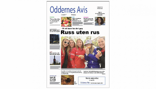 Les vårens første utgave av Oddernes E-avis!