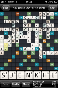 Spenning til siste bokstav