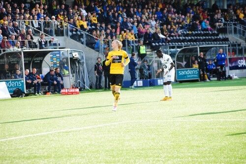 Lars-Jørgen fikk drøye 30 minutter i onsdagens oppgjør mot Bodø/Glimt (1-1) FOTO: DANIEL ULLOA