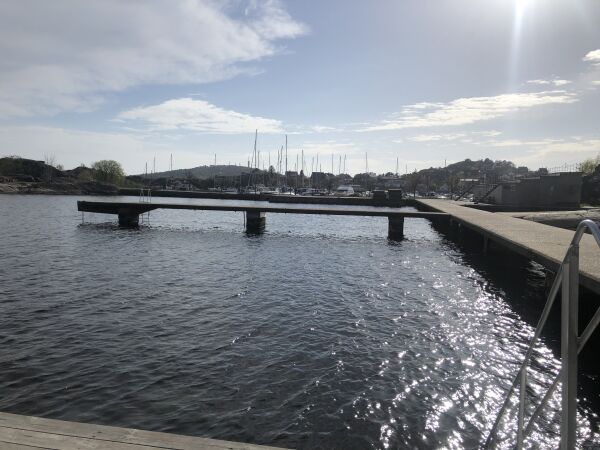 Mulig ny badebrygge i Bertesbukta i sommer
