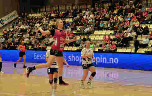 Reistad bidro med 6 mål for Vipers onsdag kveld. Foto: Celine Næss Andreassen