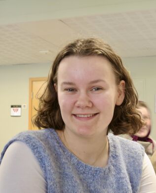 Karoline Kigen Sørensen, student.
 Foto: Irina Høst