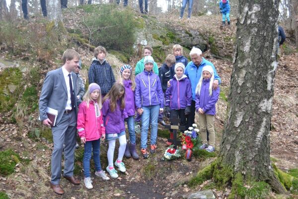 Minnesmarkering i Jegersberg