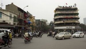 Trafikken i Hanoi. Foto: Trine Robstad
