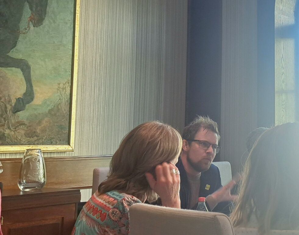 Tor Kristian Ludvigsen under formannskapsmøte torsdag
 Foto: William Reitan