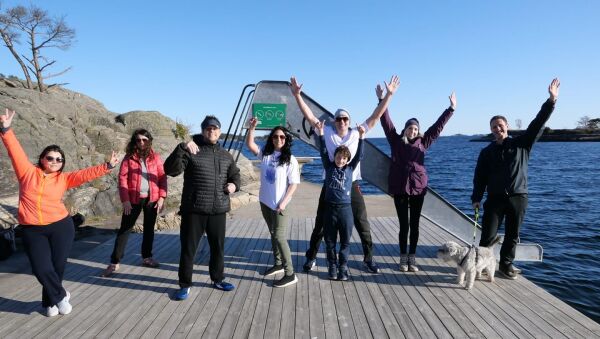 Isbading i Kristiansand