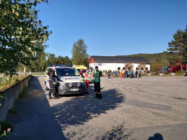 ØVELSE. Evakuasjon i område rundt Scanflex