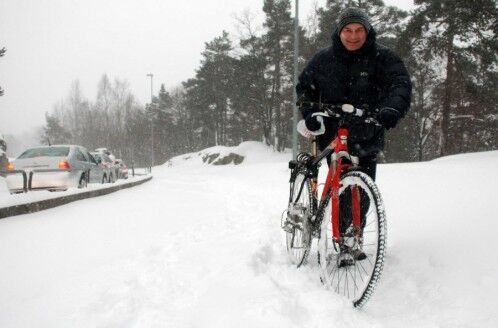 Kjempet seg gjennom snøen