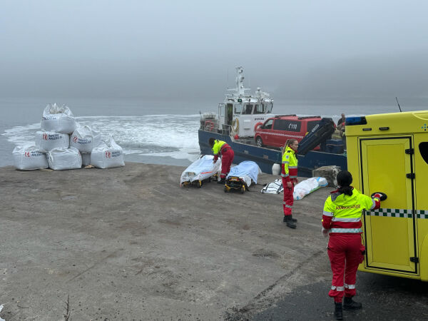 Brann i enebolig på Sandøya