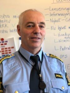 NETTPATRULJE: Gordon Pettersson ønsker at politiet skal bruke sosiale medier aktivt i dialog med innbyggerne. FOTO: Malin Iden
