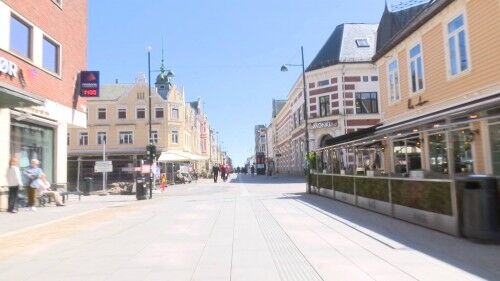 Tomt i Markens: Visit Sørlandet vil at gatene skal fylles av innbyggerne 5. juni. Foto: Per Torgersen
