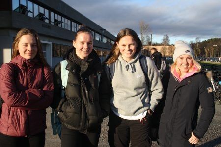 Thea Dahl, Mina Sofie Perdersen, Helene Østberg og Vårin Kristina Vik (KKG) Bilde: Hans-Martin Helle