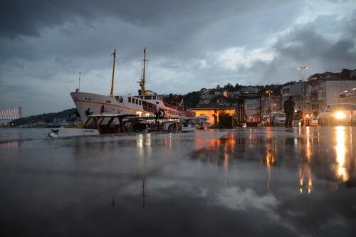 Nabolaget til Fredrik på Europa-siden av Istanbul. Arnavutkoy, ved Bosporos-stredet. Foto: Fredrik Drevon.