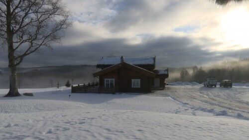 Huset til Knut Arne Gjems ligger innenfor ulvesona. FOTO: Marianne Furuberg