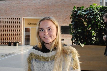 Mathilde Lillejord (21), student ved UiA. Foto: Elise-Malen Wårdal.