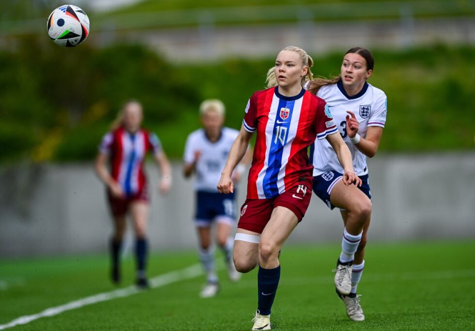 Anny Kerim spilte for Norge under J17 EM i Sverige
 Foto: Privat