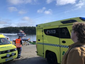 Redningsaksjon på Sandøya