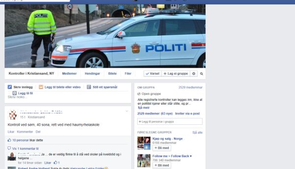 Politiet liker ikke kontrollvarsling