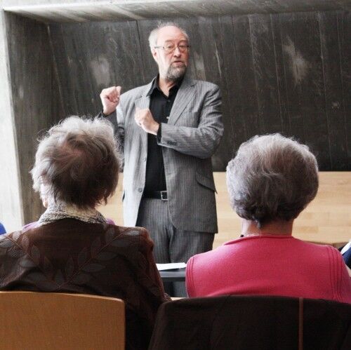 Engasjert: Som tidligere rektor på UiA holdt Ernst Håkon Jahr et veldig engasjerende foredrag på UiA i dag