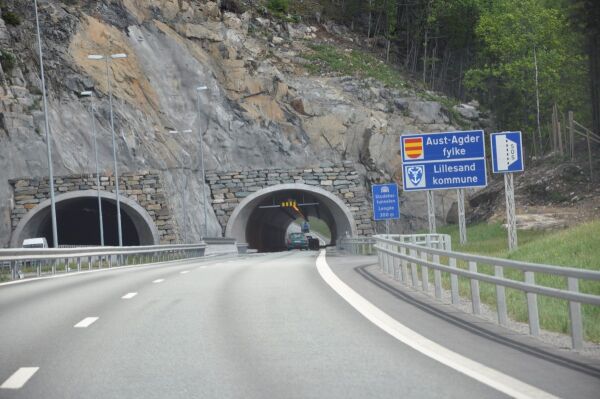E18 mot Kristiansand stenges