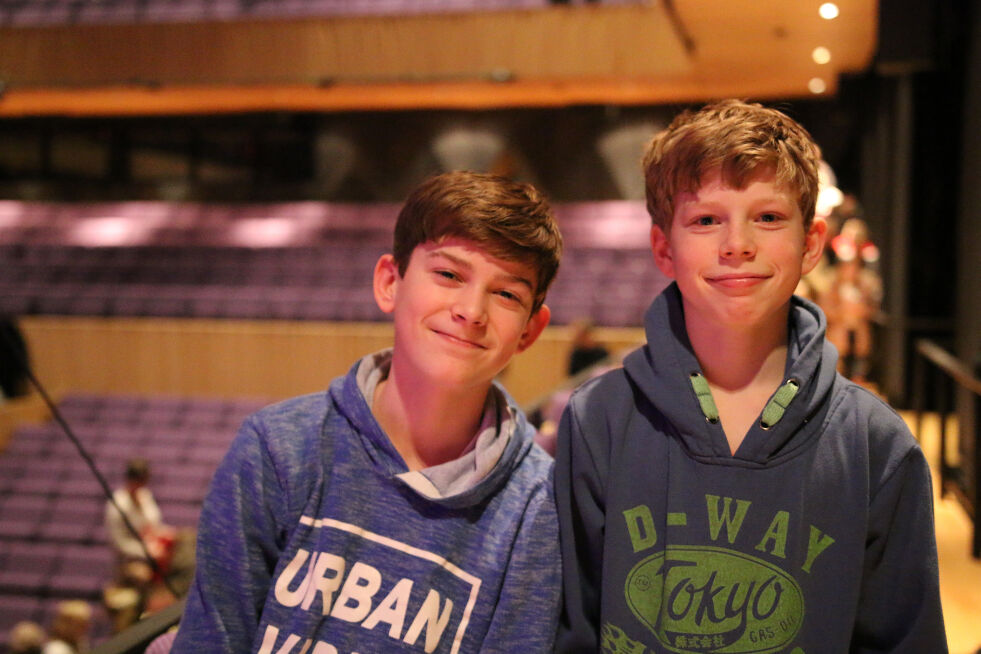 Taral McFadzean (12) var på showet sammen med sin bror Ulrik McFadzean (14). Foto: Silje Alden