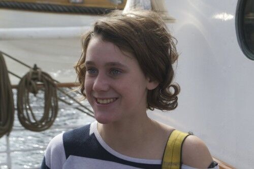 Andrea Armstrong, 16, er fornøyd med året på Fullriggeren Sørlandet.