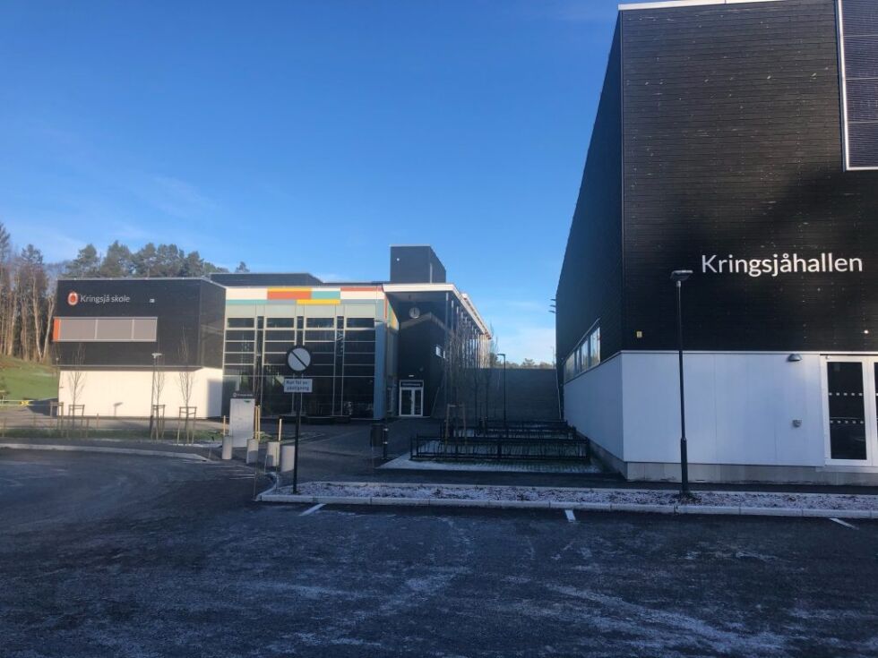 Ved gamle Kringsjå skole var det 50-sone, det er et ønske om å få til det her også. Foto: Kringsjå skole.