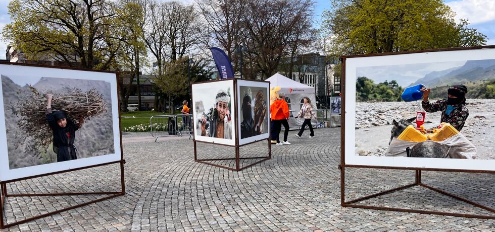 Utsilingen som står på Torvet.
 Foto: Kamilla Haugen