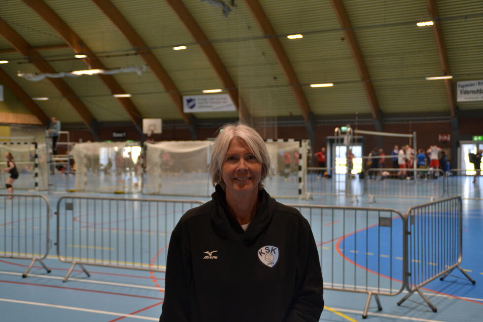 Arrangementansvarlig: Nina Berg passet på at alt gikk som det skulle under turneringen.
 Foto: Magnus Ytterbø