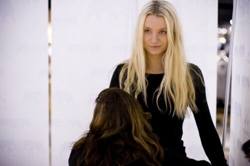 Ida Rebekka Tallerud (15) på audition i Donna Ioanna Iannous modellkonkurranse. Foto: Lena Rustan Fidjestad