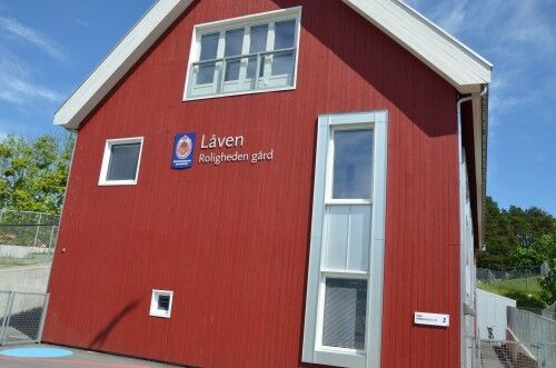 "Låven" på Roligheden gård. Foto: Øyvind Bjerkestrand