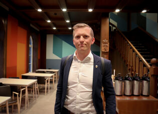 Ordfører Mathias Bernander.
 Foto: Thea Solum